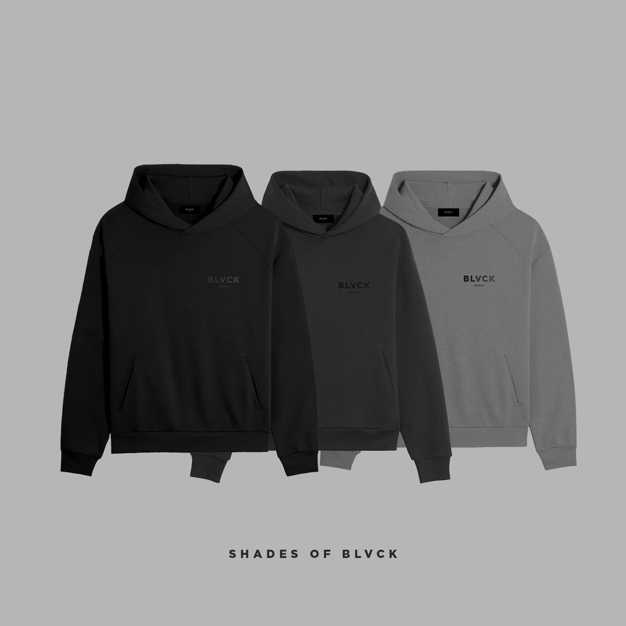 OVERSIZED HOODIE 'Shades' | FLEECE COTTON – Blvck Paris - Japan