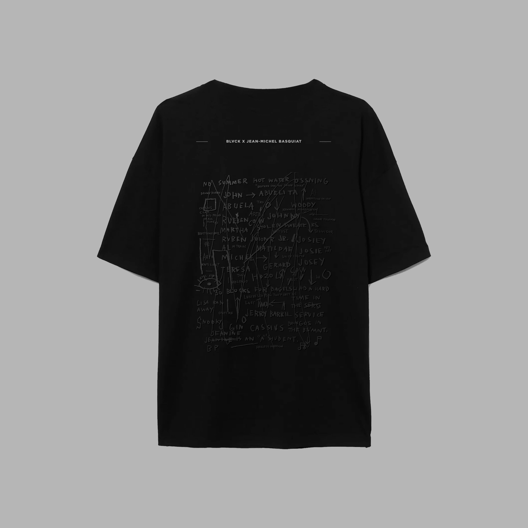 CROWN OVERSIZED TEE | BASQUIAT – Blvck Paris - Japan CROWN OVERSIZED TEE | BASQUIAT – Blvck Paris - Japan