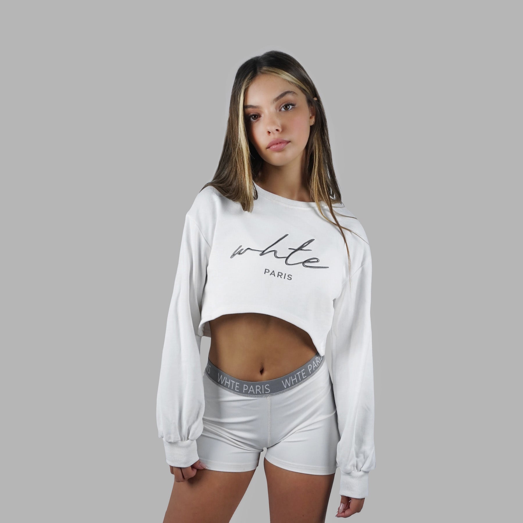 SIGNATURE CROPPED SWEATSHIRTS | TERRY COTTON