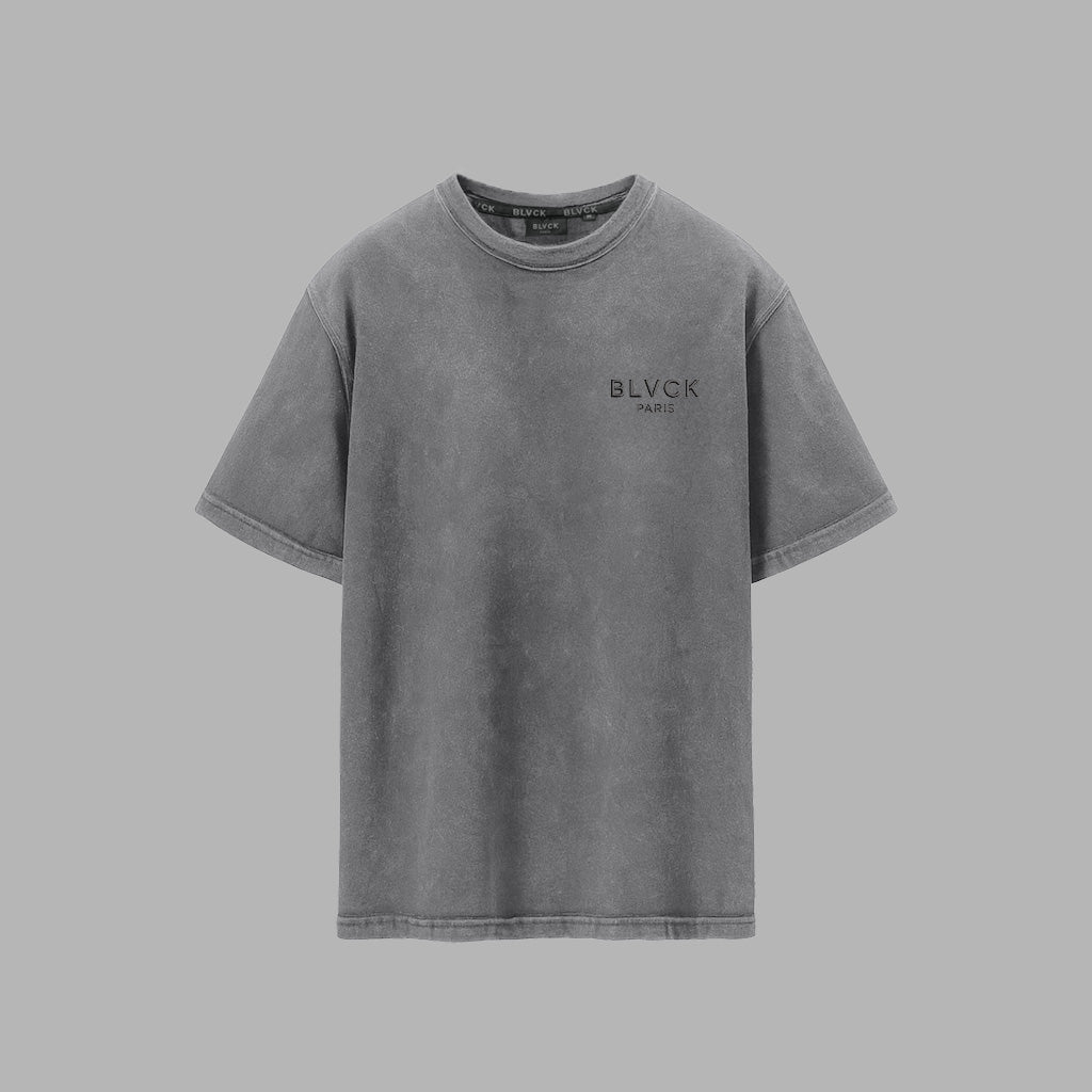 関税込【BLVCK PARIS】Acid Wash オーバーサイズ★ロゴ Tシャツ ACID WASH TEE – Blvck Paris - Japan