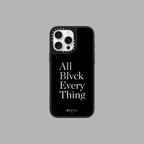 All Blvck Everything IPHONE CASE | CASETiFY – Blvck Paris - Japan