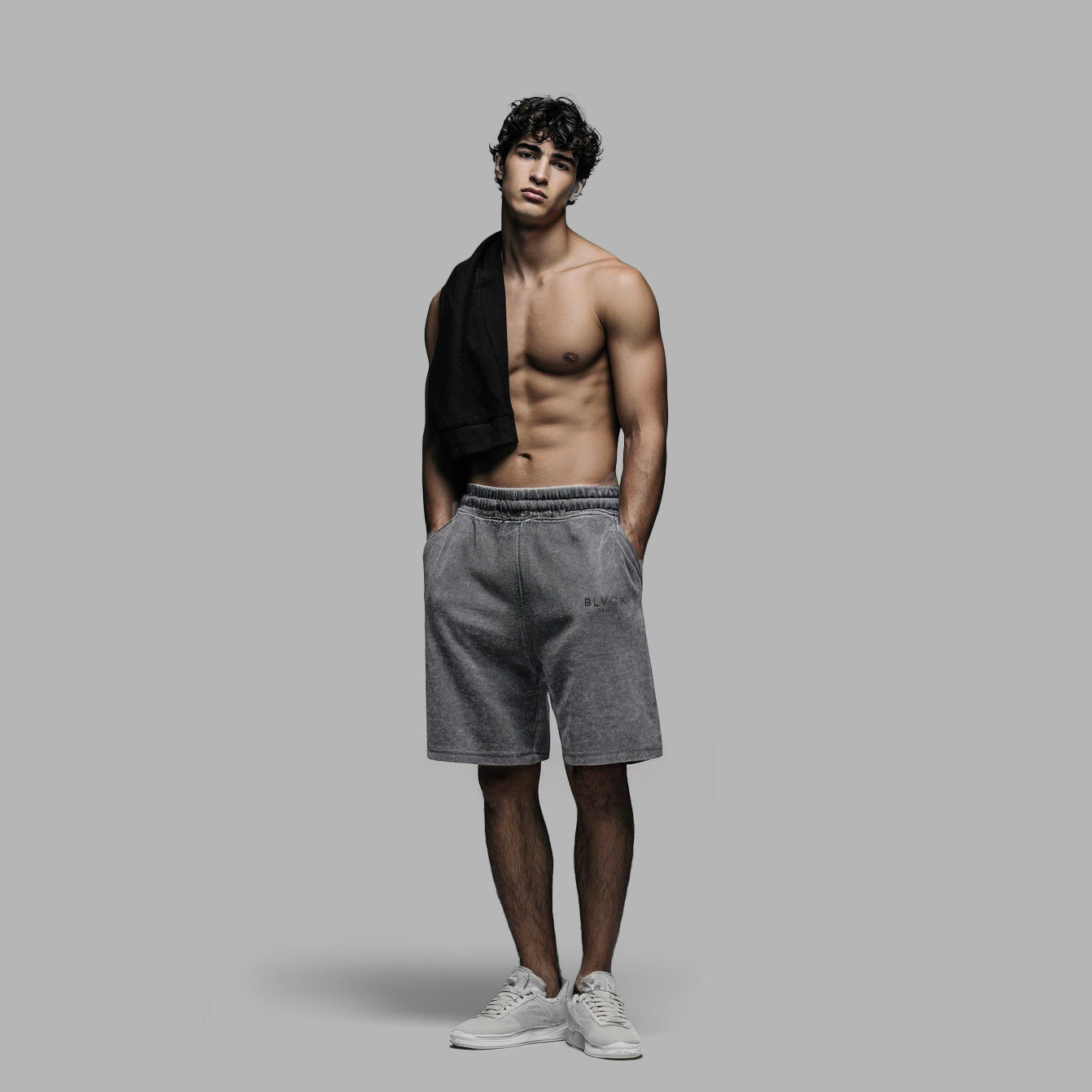 関税込み♪【BLVCK PARIS】Acid Wash ★ ロゴ ショーツ ACID WASH SHORTS – Blvck Paris - Japan