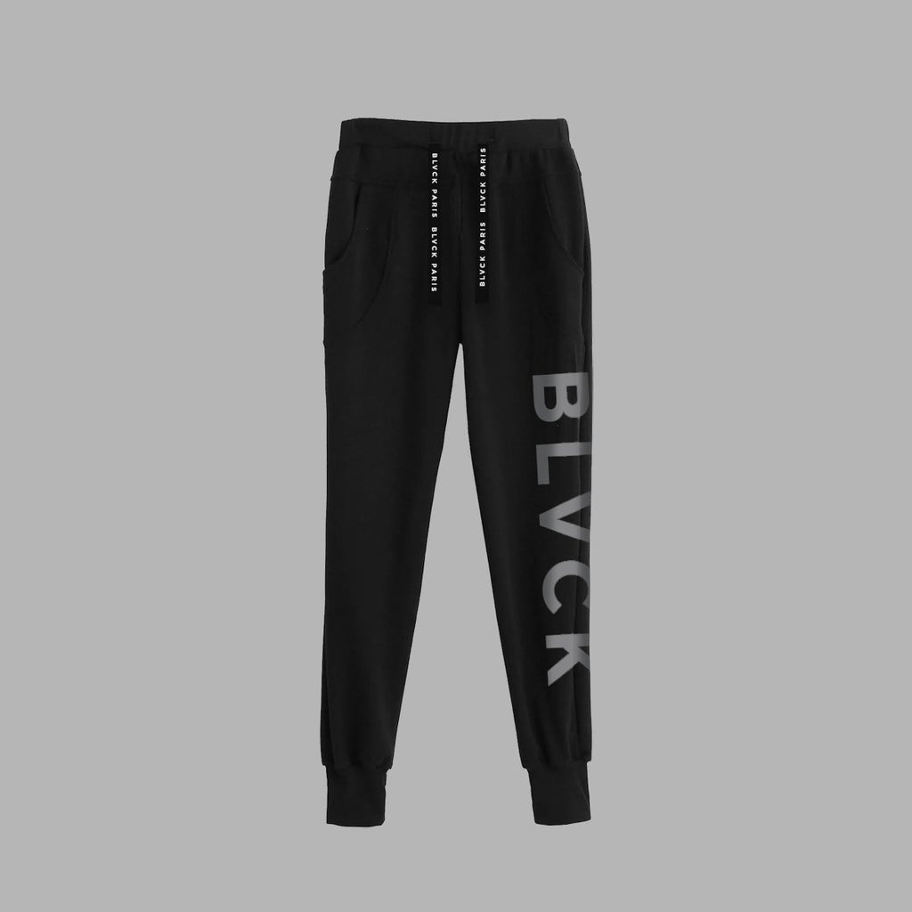 BOLD SWEATS [ BLVCK PARIS ] ロゴプリントスウェットパンツ