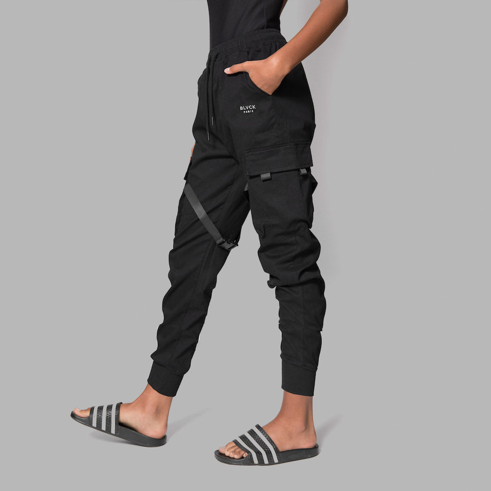 TOKYO PANTS 'Shades' | COTTON + ELASTIC – Blvck Paris - Japan