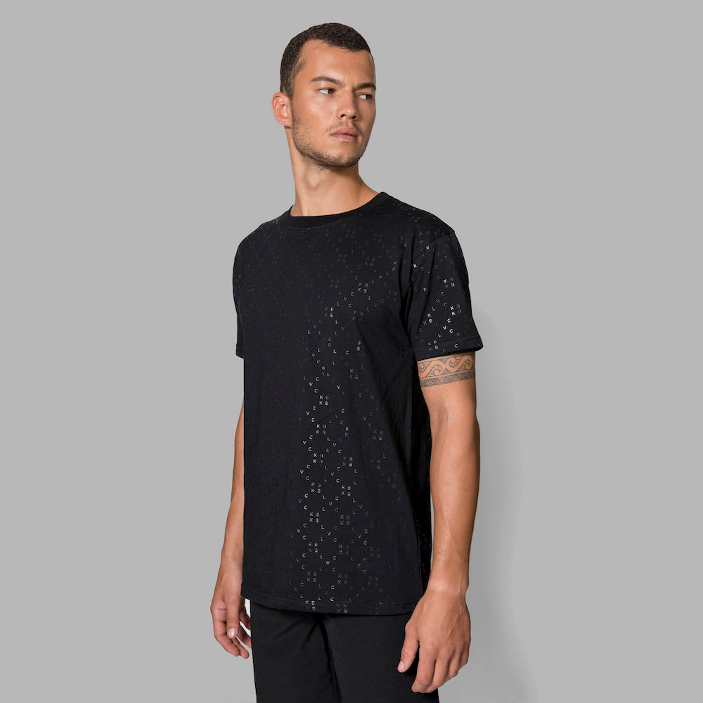 ブラックパリ　BLVCK PARIS ] ショートスリーブモノグラムTシャツ
