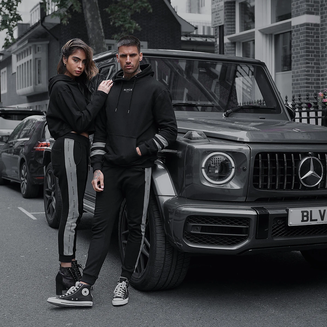 BLVCK PARIS Acid Wash スウェットパンツ Black Grey 送料込み STRIPE SWEATS – Blvck Paris - Japan