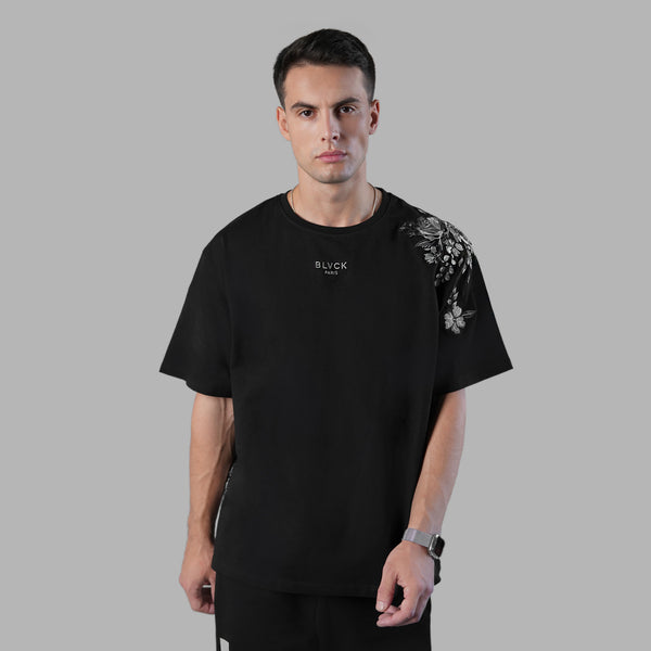 （US発）BLVCK PARIS ブリックシェード Tシャツ コットン FLORAL OVERSIZED TEE – Blvck Paris - Japan