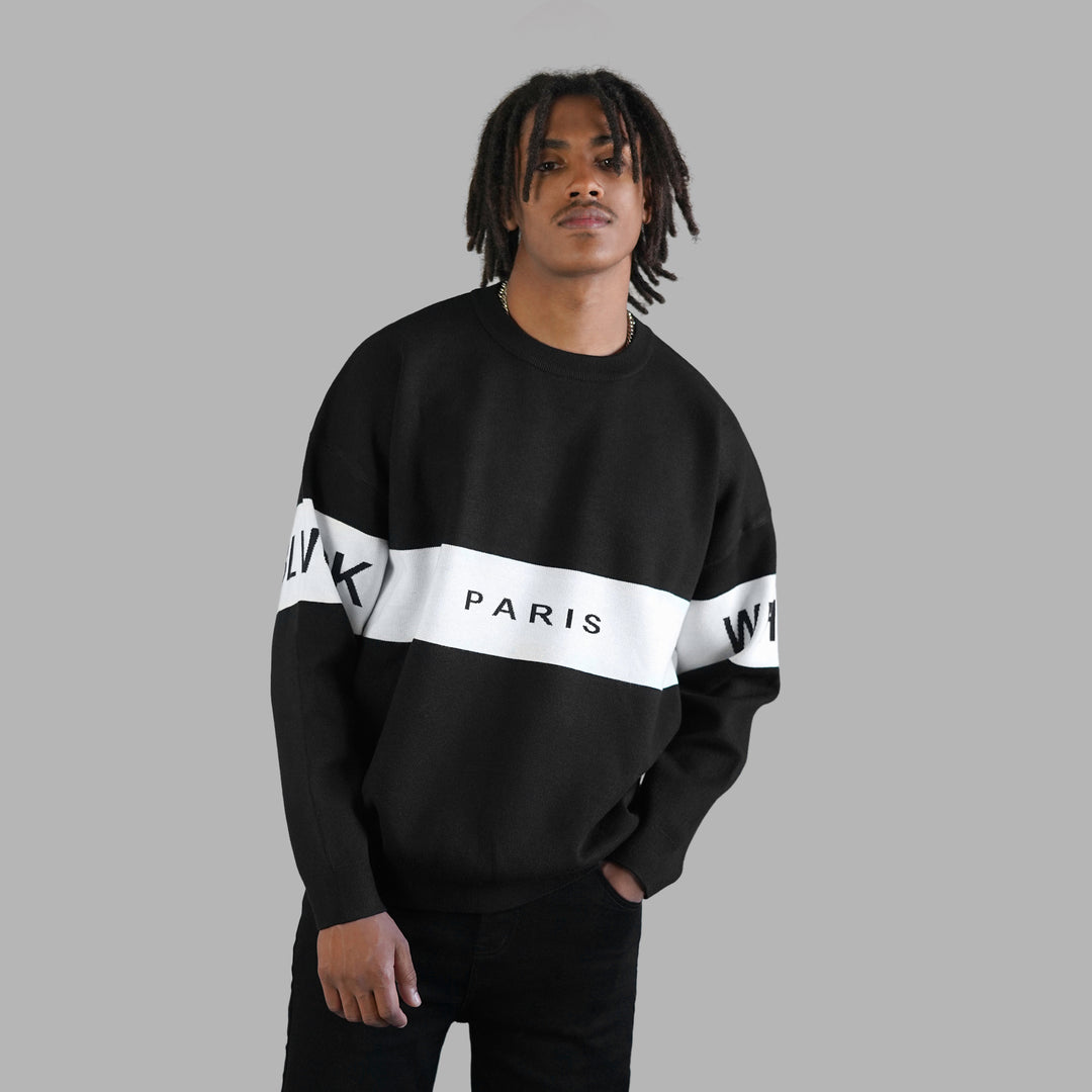 BOLD STRIPE SWEATER | CASHMERE + VISCOSE + COTTON – Blvck Paris 