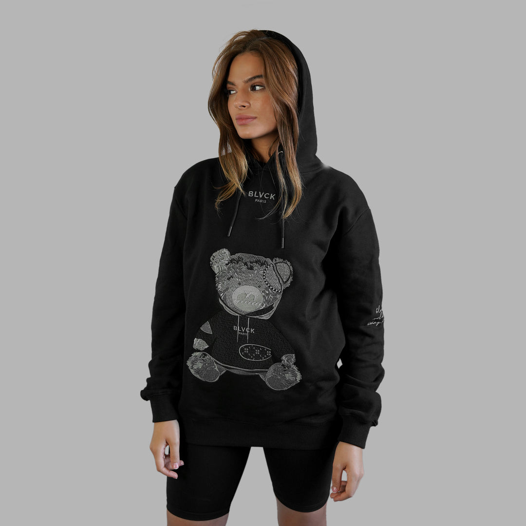 EVIL TEDDY HOODIE | FLEECE COTTON – Blvck Paris - Japan