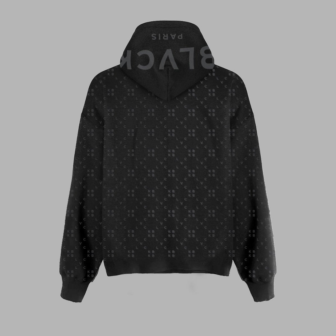 MONOGRAM HOODIE | TERRY COTTON – Blvck Paris - Japan